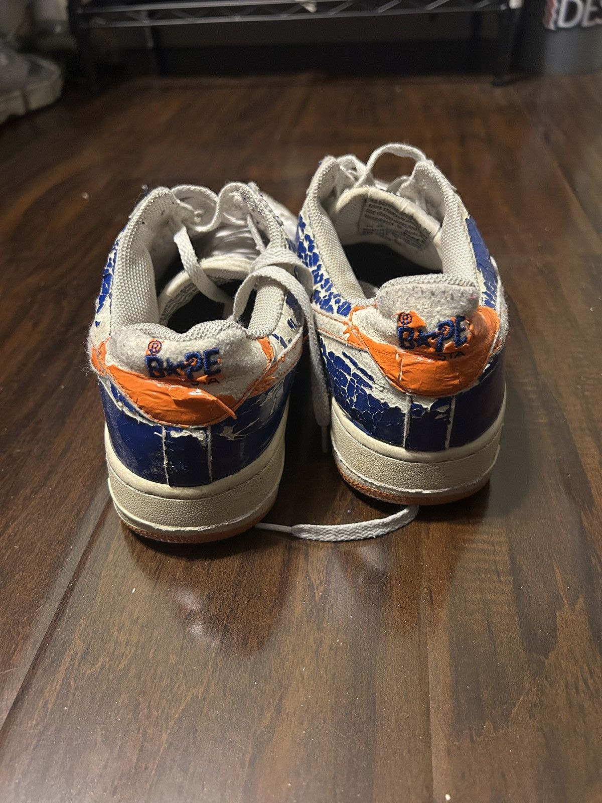 Bape ORANGE AND BLUE BEATER BAPES Size US 8.5 / EU 41-42 - 5 Thumbnail