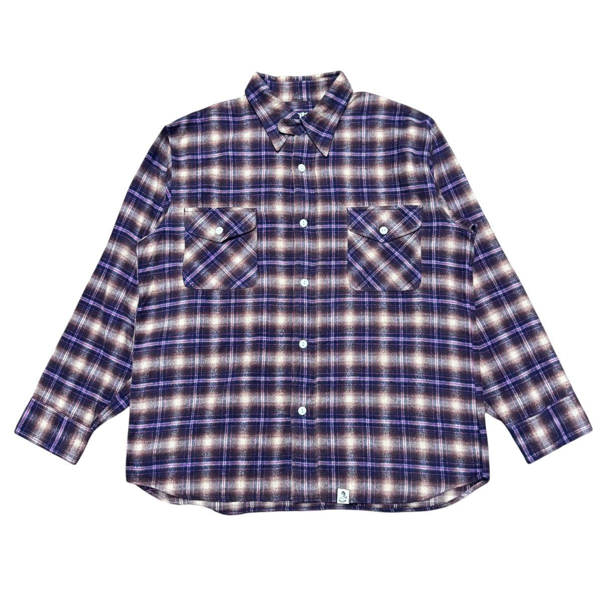 Japanese Brand Nuts And Bones Flannel Shirt Japan Size US L / EU 52-54 / 3 - 1 Thumbnail
