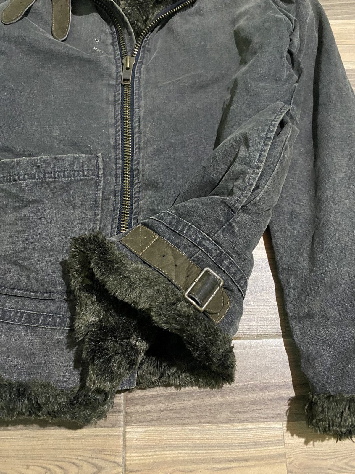 Le Grande Bleu (L.G.B.) JAPANESE BRAND JOHNBULL FUR FAUX KOJIMA JACKET Size US S / EU 44-46 / 1 - 4 Thumbnail