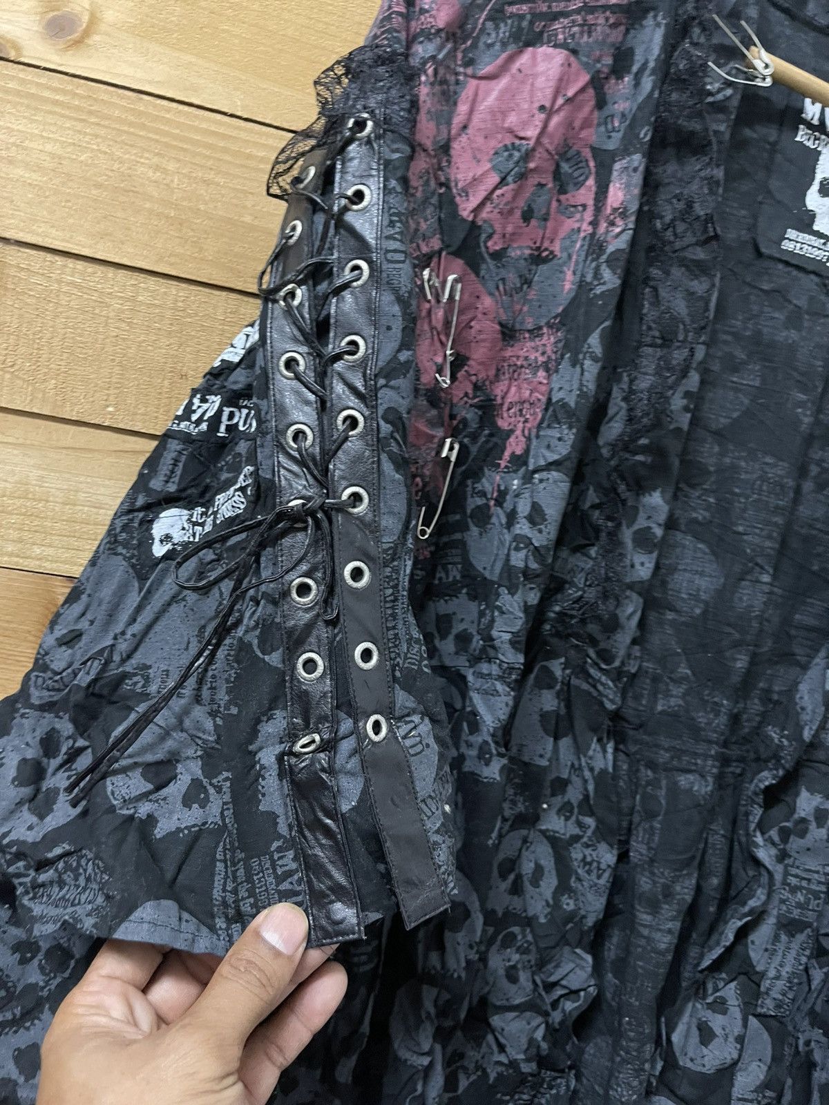 Japanese Brand Seditioneries mad punk full print skull kimono Size L / US 10 / IT 46 - 9 Thumbnail