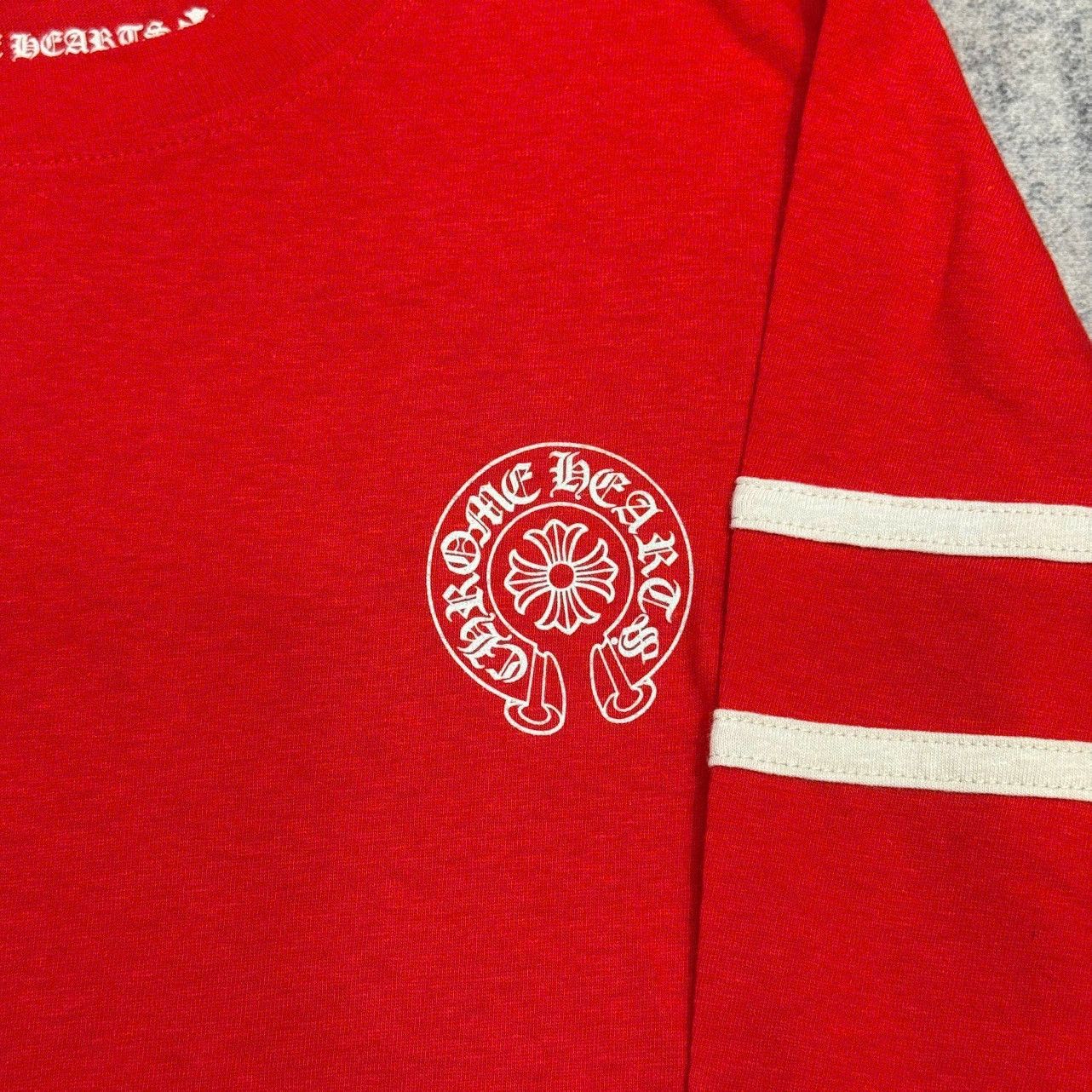 Chrome Hearts Chrome Hearts Roller Skate Horse Shoe Jersey L/S t-shirt red Size US XS / EU 42 / 0 - 2 Thumbnail