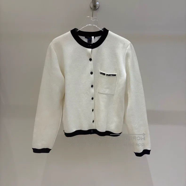 Louis Vuitton Louis Vuitton SS24 Logo monogram embroidered crew neck slo Size L / US 10 / IT 46 - 1 Thumbnail