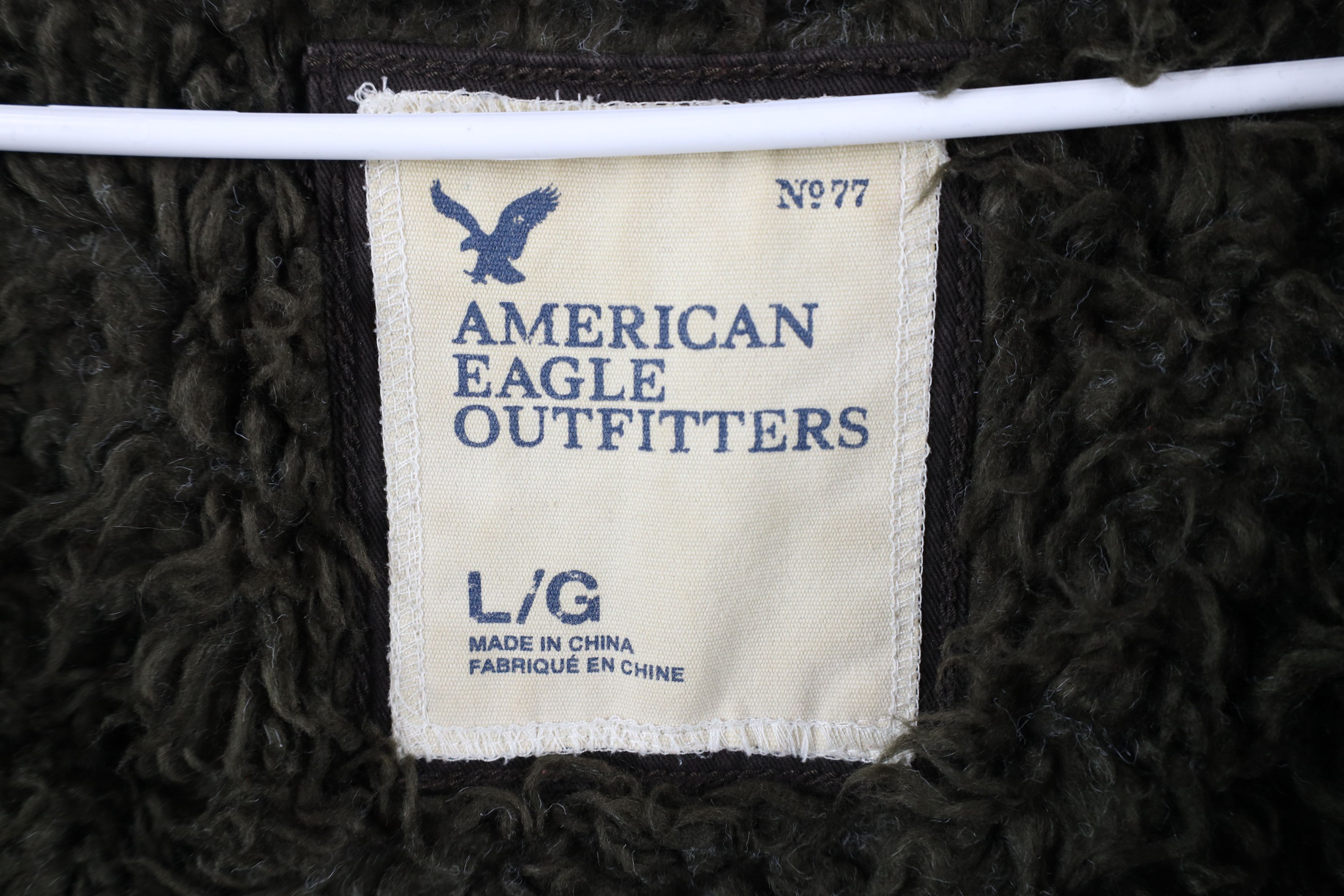 American Eagle Outfitters × Vintage Vintage Y2K American Eagle Outfitters Fleece Lined Hoodie Size US L / EU 52-54 / 3 - 8 Thumbnail