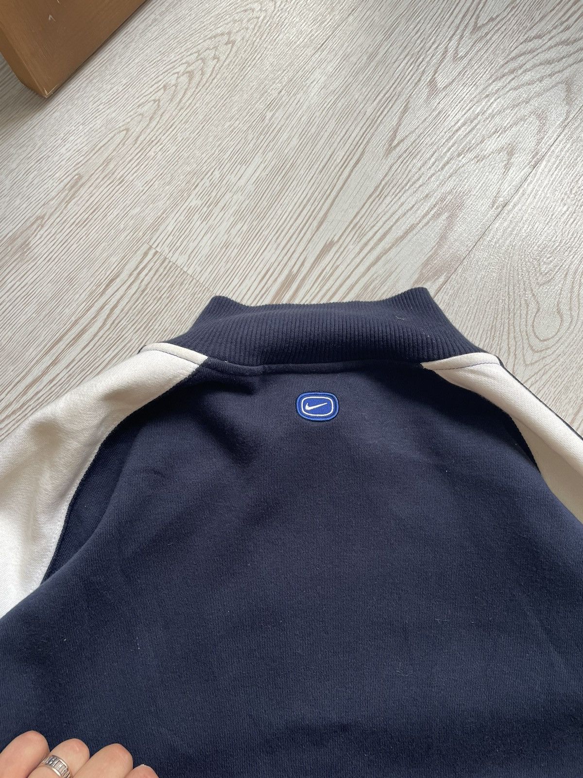 Nike × Vintage Vintage Nike Athletic Logo cotton jacket size xxl Size US XXL / EU 58 / 5 - 11 Thumbnail