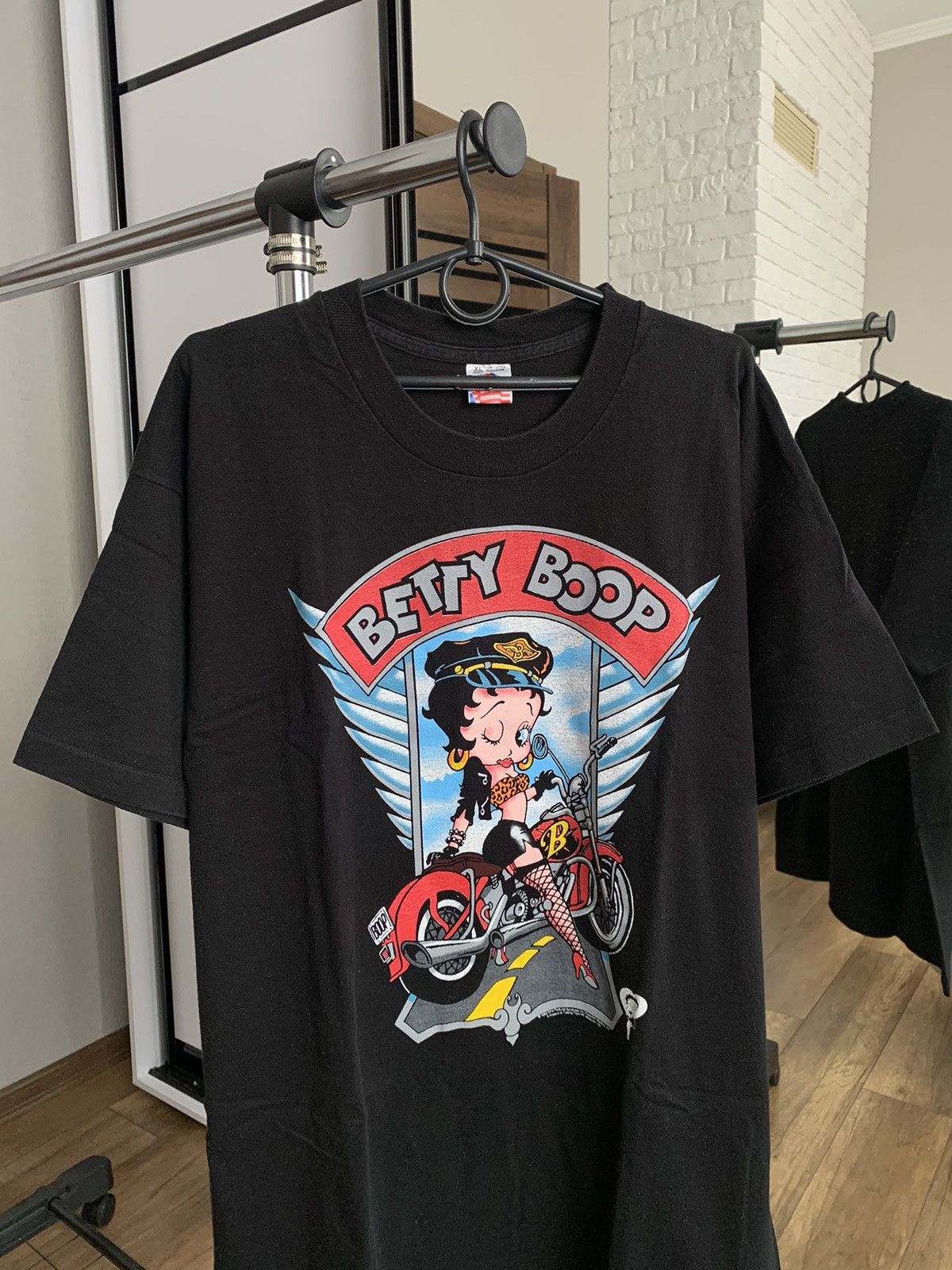 Other 1993 Betty Boop Sexy Biker Vintage T-Shirt Tee Big Logo Size US XL / EU 56 / 4 - 3 Thumbnail