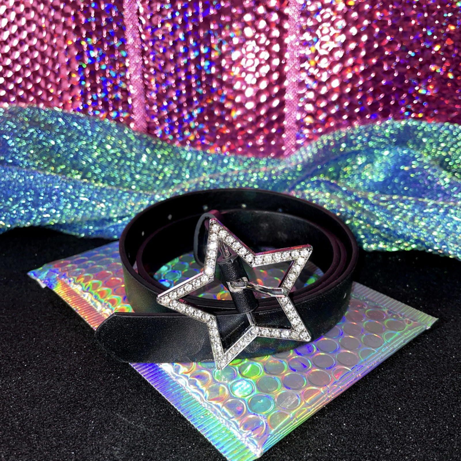 The Unbranded Brand Millennium Spicy Girl Y2K Star Belt Niche Size ONE SIZE - 10 Thumbnail