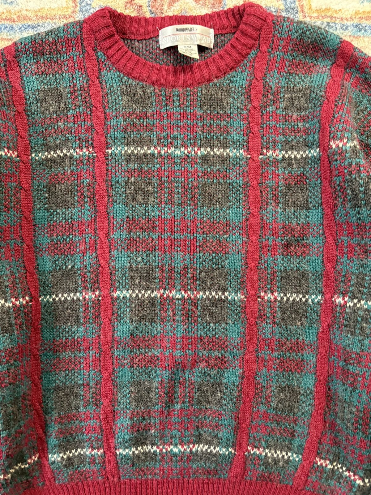 Vintage Vintage Woodward’s Plaid Pullover Sweater Medium Size US M / EU 48-50 / 2 - 4 Thumbnail