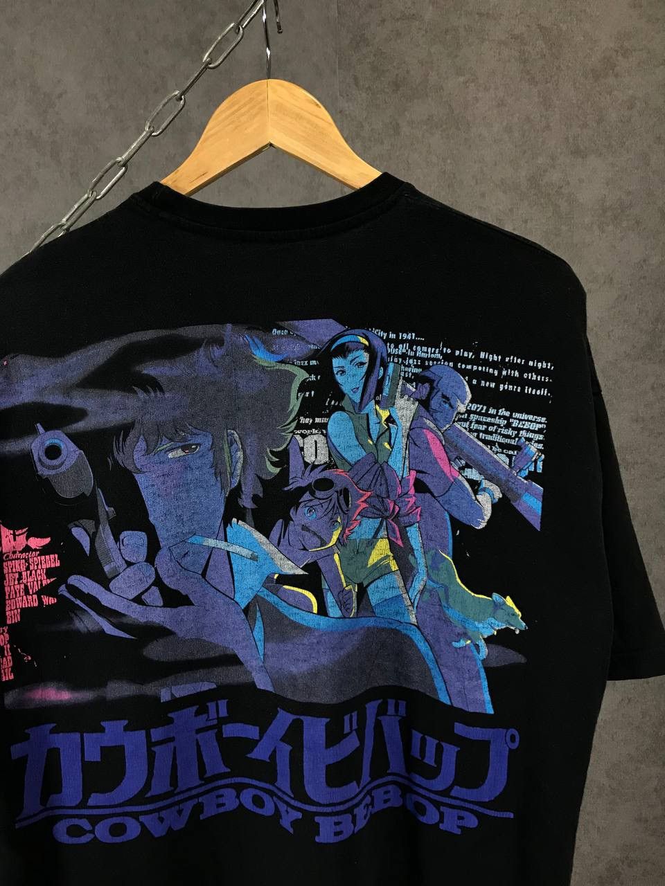 Anime Cowboy Bebop Japanese anima oversized tee Size US S / EU 44-46 / 1 - 6 Thumbnail
