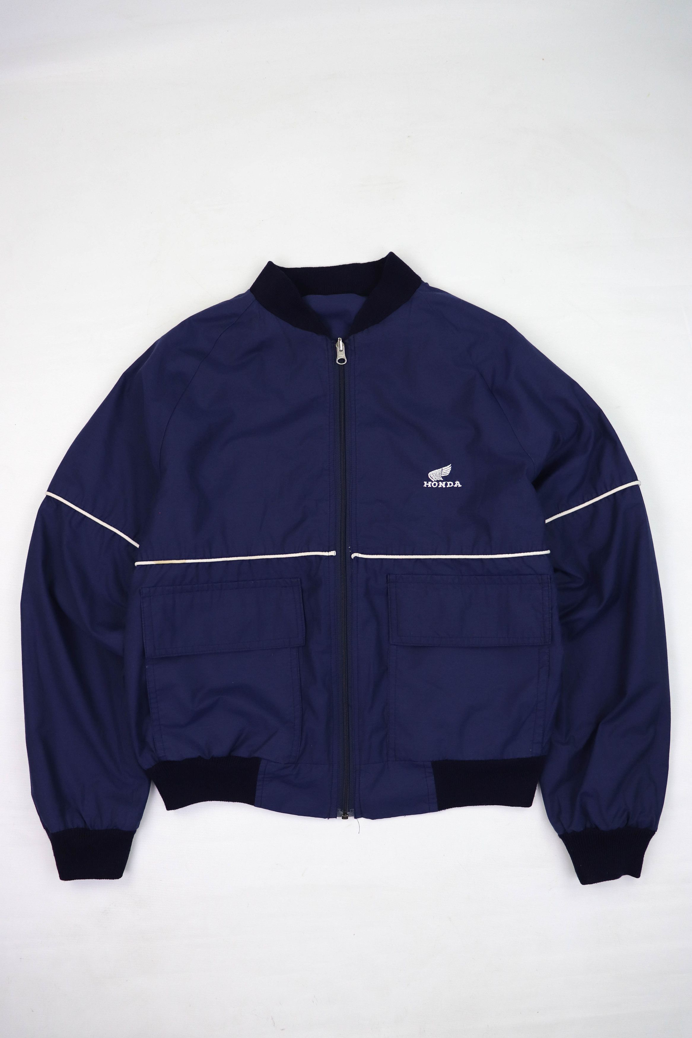 Honda HONDA Vetements Mode Shopping France Vintage Bomber Jacket Size US S / EU 44-46 / 1 - 4 Thumbnail