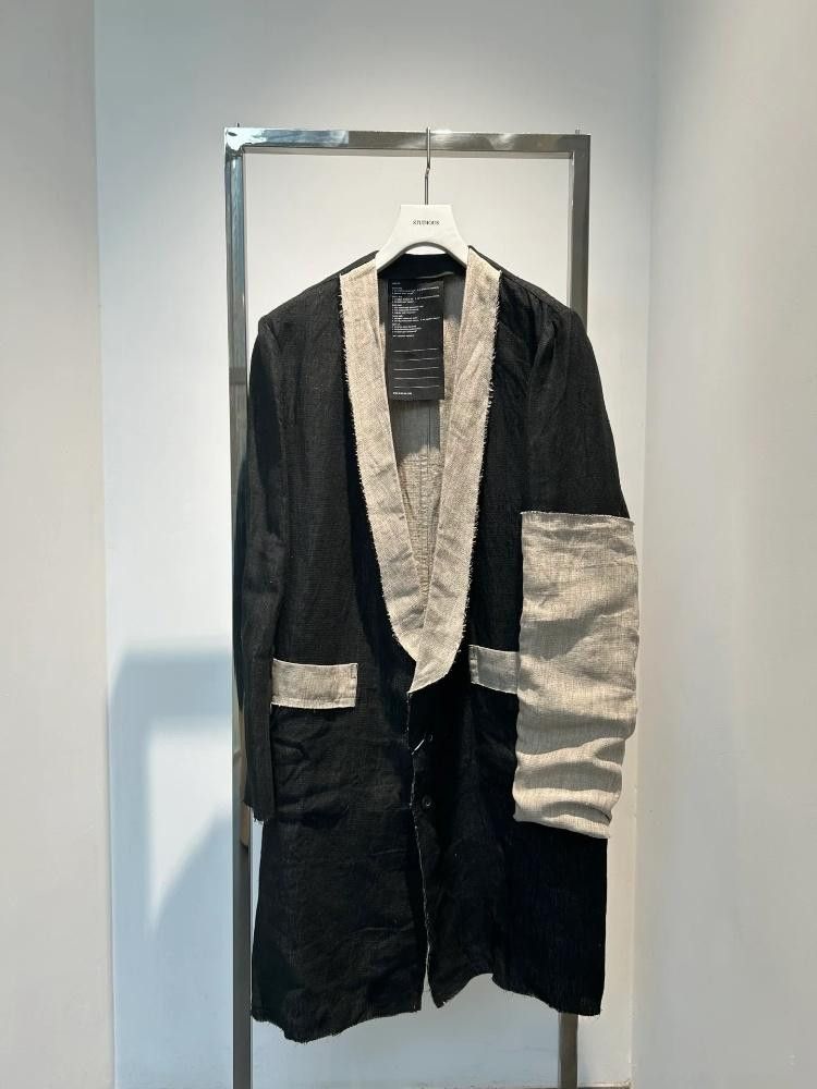 Nude Nude: MM Black and white sleeve long suit/handmade jacket Size US S / EU 44-46 / 1 - 3 Thumbnail