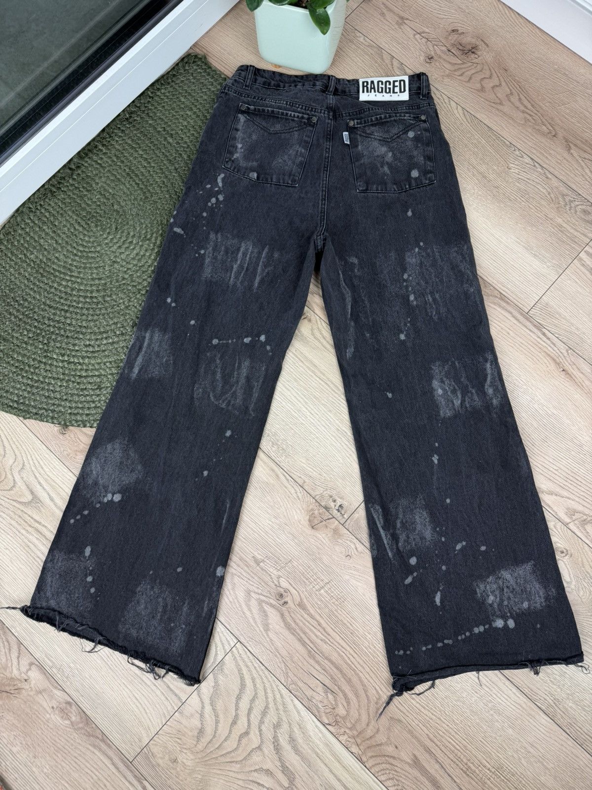 Vintage Vintage Ragged Jeans Avantgarde bootcut Denim Pants Rare Y2K Size US 30 / EU 46 - 7 Thumbnail