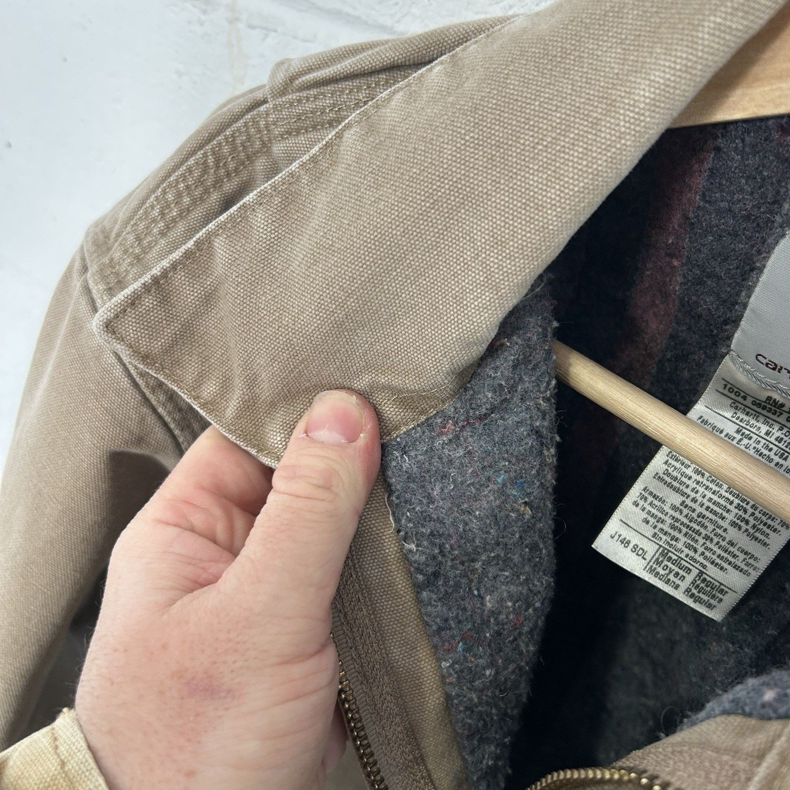 Carhartt Vintage Carhartt Blanketed Detroit Jacket “Saddle” J146 SDL Size US M / EU 48-50 / 2 - 12 Thumbnail