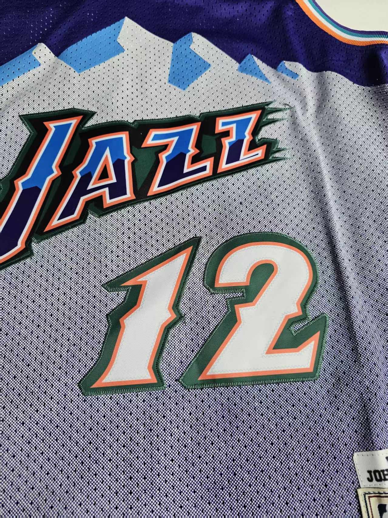 NBA Utah Jazz 12 John Stockton Jersey Size US XL / EU 56 / 4 - 3 Thumbnail