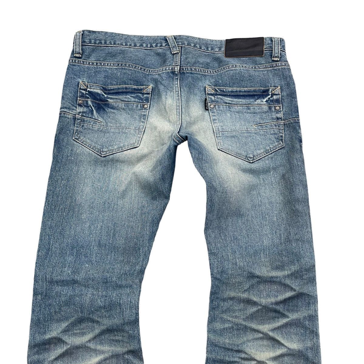 Tornado Mart 🇯🇵 VINTAGE TORNADO MART JAPAN WASHED FLARE DENIM PANTS Size US 34 / EU 50 - 7 Thumbnail