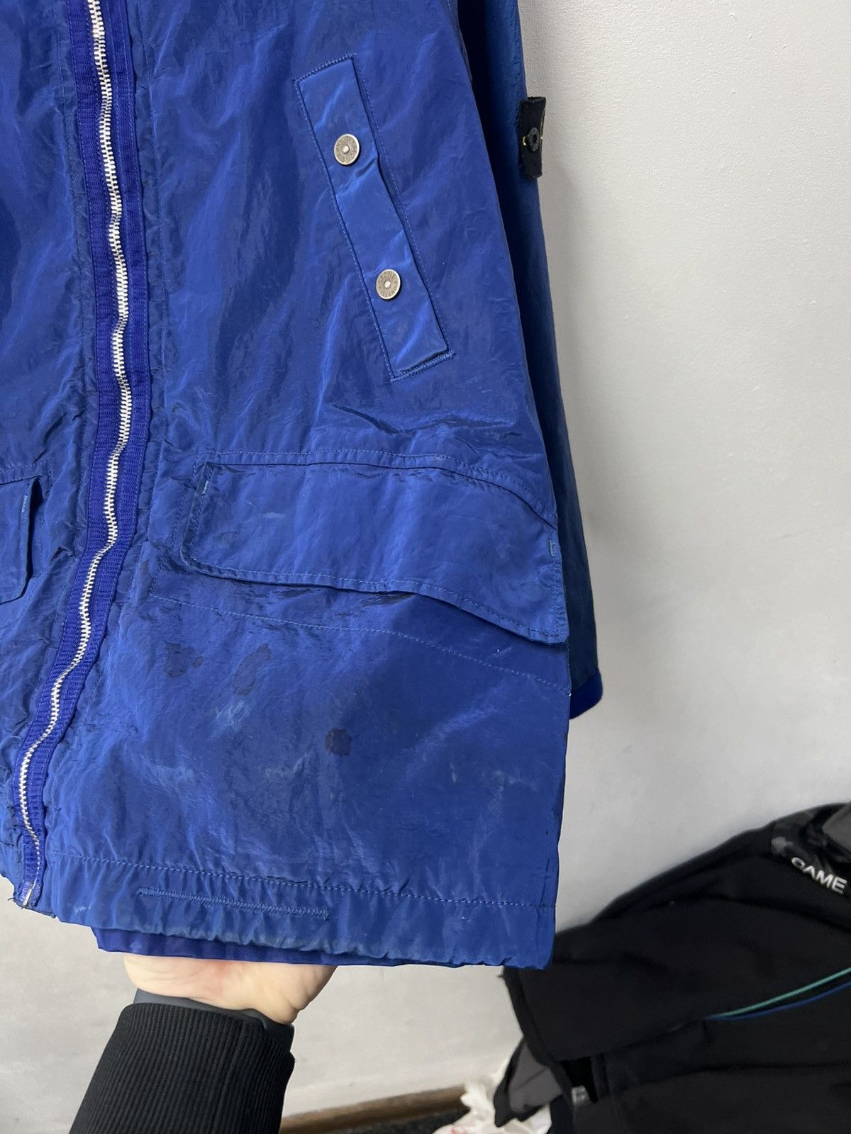 Stone Island Rare Vintage Stone Island Nylon Jacket Metal Blue Mens Size US L / EU 52-54 / 3 - 13 Thumbnail
