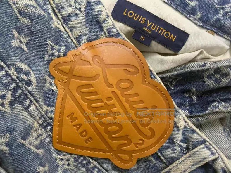 Louis Vuitton Louis Vuitton Blue Patchwork Jeans Size US 31 - 7 Thumbnail