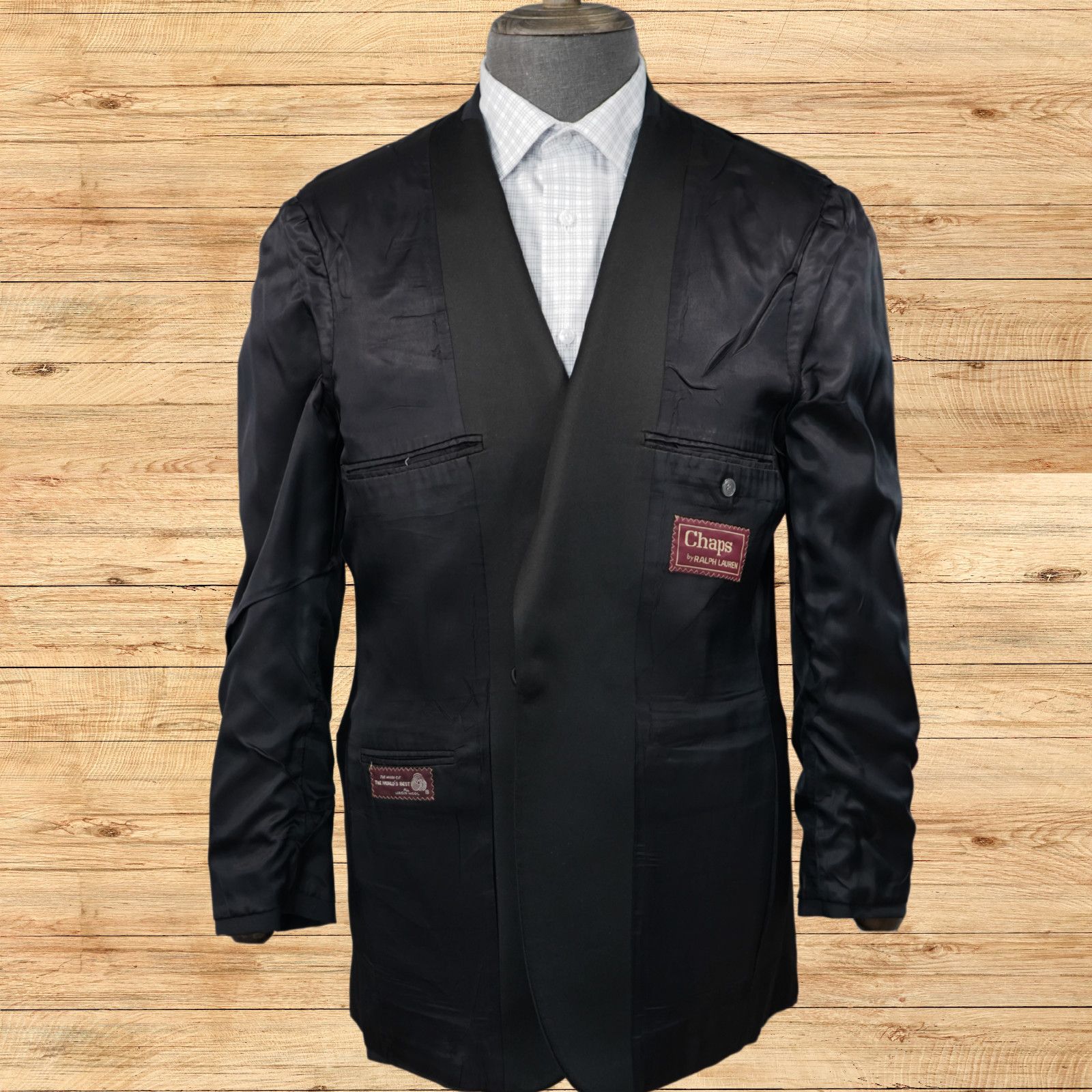 Ralph Lauren Vintage Chaps Ralph Lauren Tuxedo Jacket Mens 42R USA Made Size 42R - 5 Thumbnail