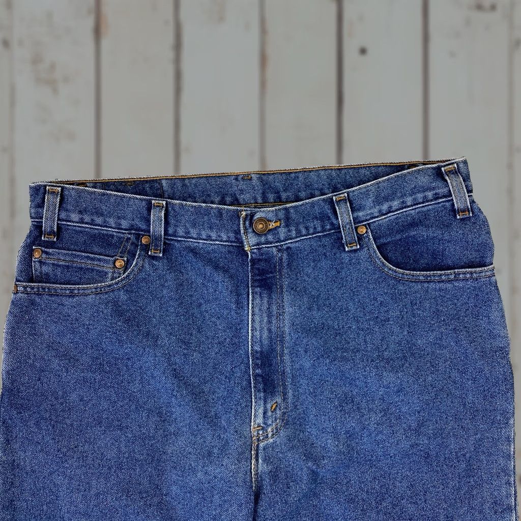 Levi's VINTAGE Levi's 540 Flex Jeans Tapered USA Made 38x30 Blue Cotton Brown Tab Mens Size US 38 / EU 54 - 1 Thumbnail