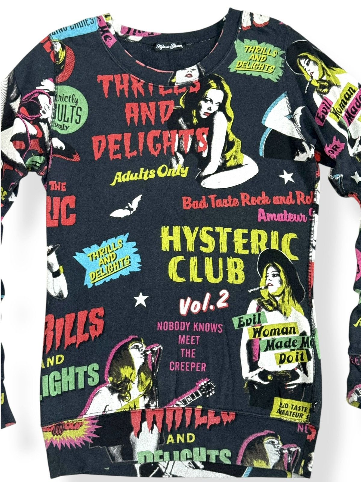Hysteric Glamour Vintage Y2k Hysteric Glamour Neon Thrills and Delights Top Size US S / EU 44-46 / 1 - 4 Thumbnail