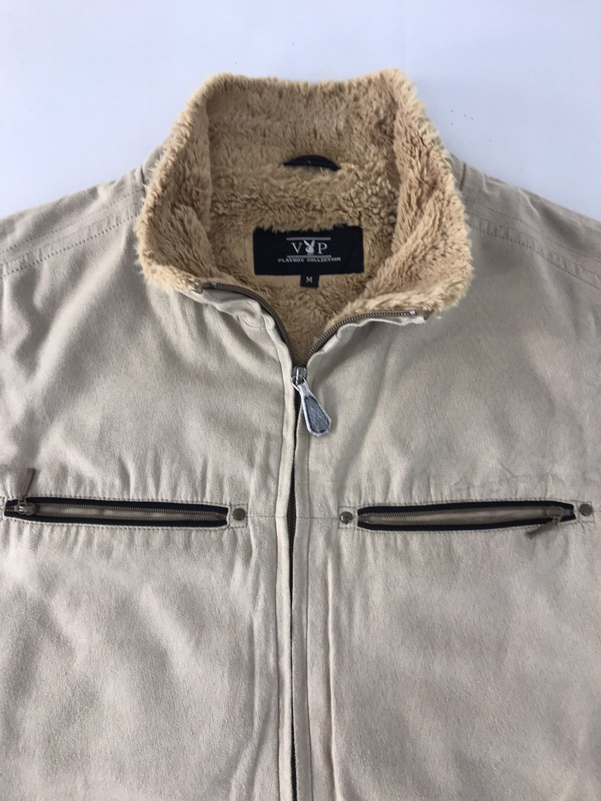 Playboy × Vintage Vintage Vest Playboy Collection Fleece Inner Zipper Size US M / EU 48-50 / 2 - 4 Thumbnail