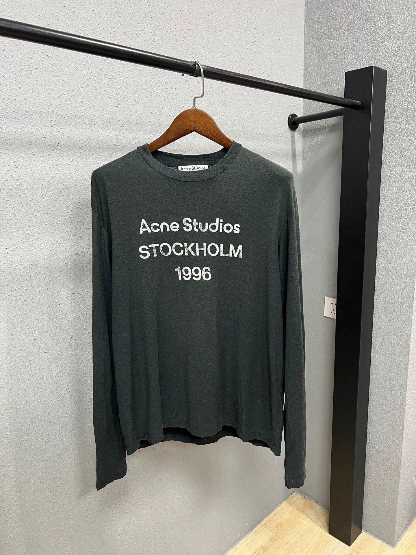 Acne Studios acne studios black long sleeve shirt Size US S / EU 44-46 / 1 - 1 Thumbnail