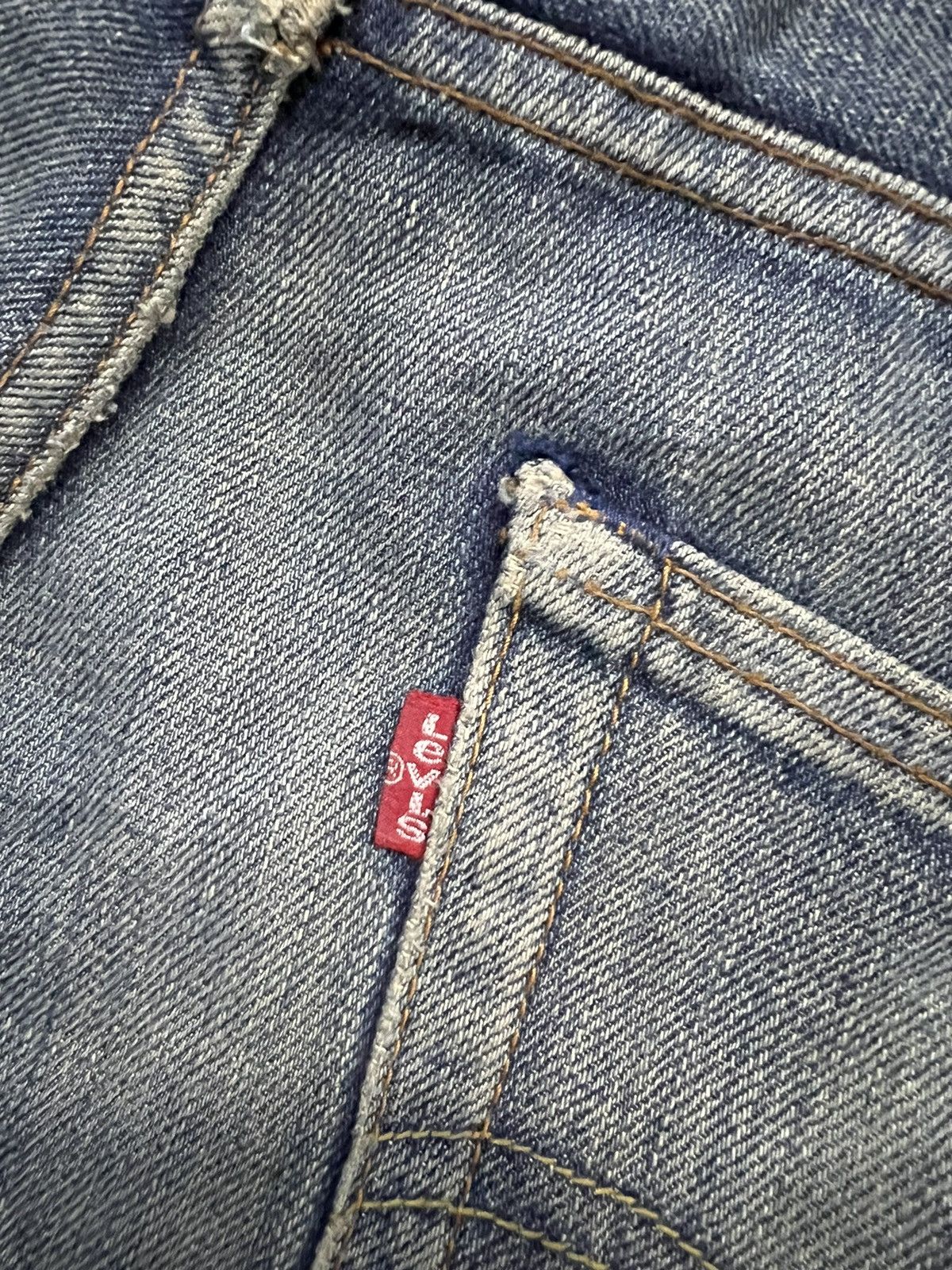 Levi's Vintage Levi’s 503 Distressed Denim Pants w32 Size US 32 / EU 48 - 5 Thumbnail