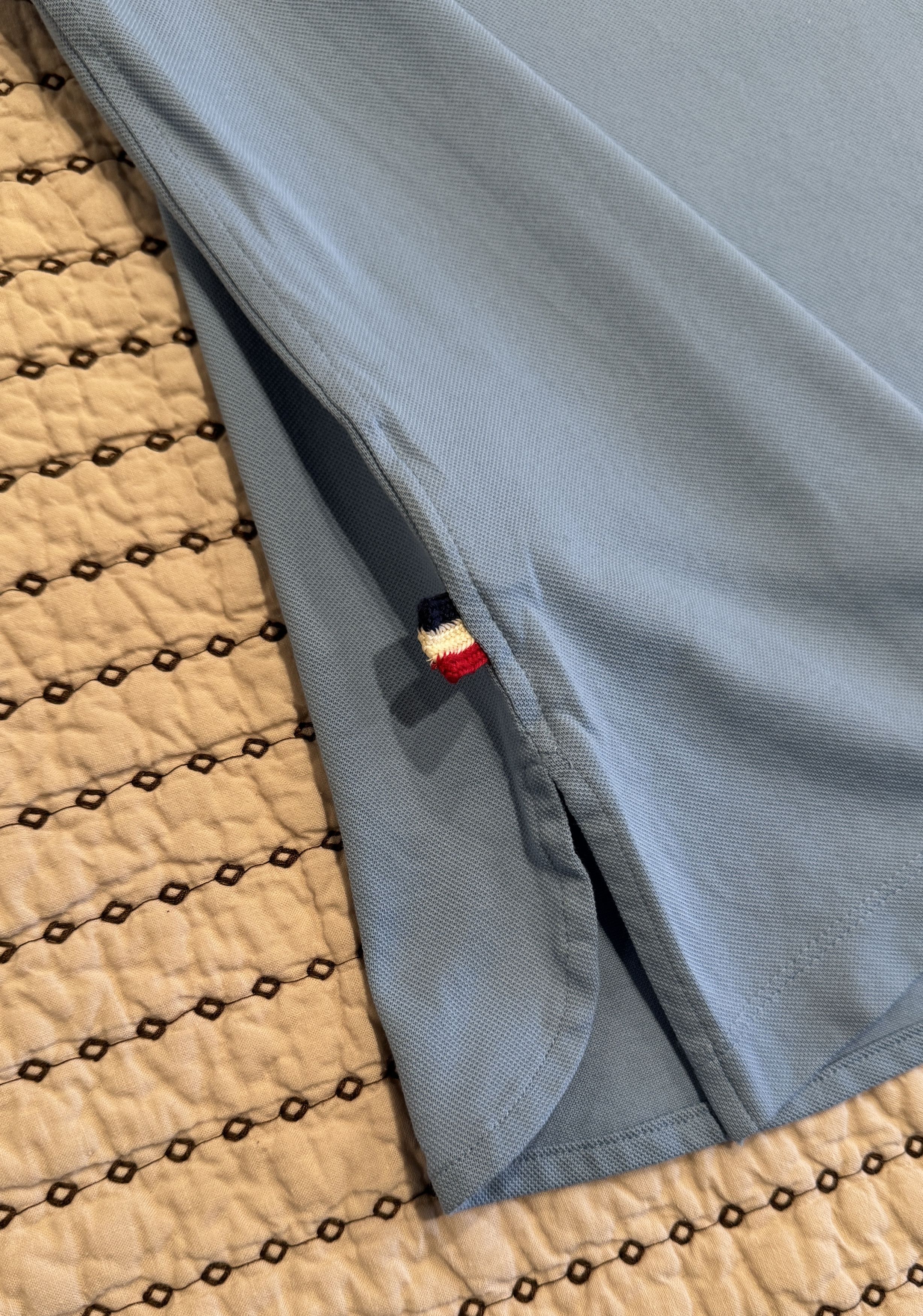 Moncler VINTAGE MONCLER POLO LIGHT BLUE SZ SMALL Size US S / EU 44-46 / 1 - 5 Thumbnail