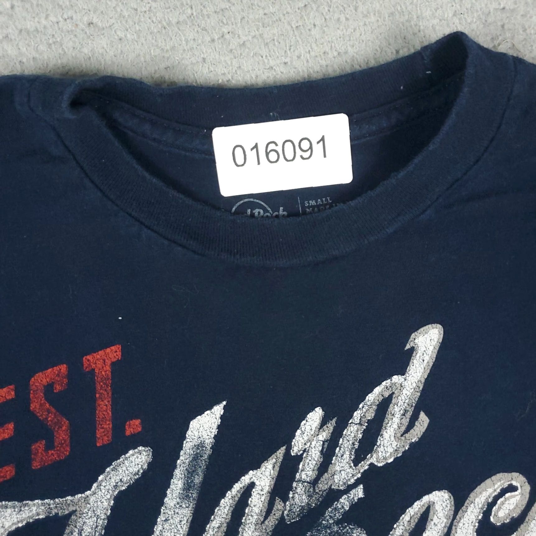 Hard Rock Cafe Hard Rock Cafe T Shirt Mens Small Navy Blue Atlanta Casual Short Sleeve Shirt Size US S / EU 44-46 / 1 - 2 Thumbnail