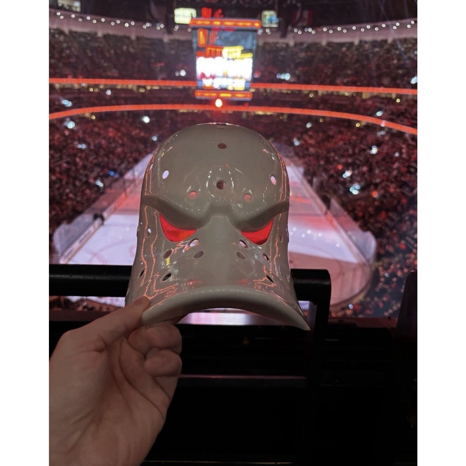Other Anaheim Ducks Wild Wing Goalie Mask | NHL Mascot 2025 SGA Size ONE SIZE - 2 Thumbnail