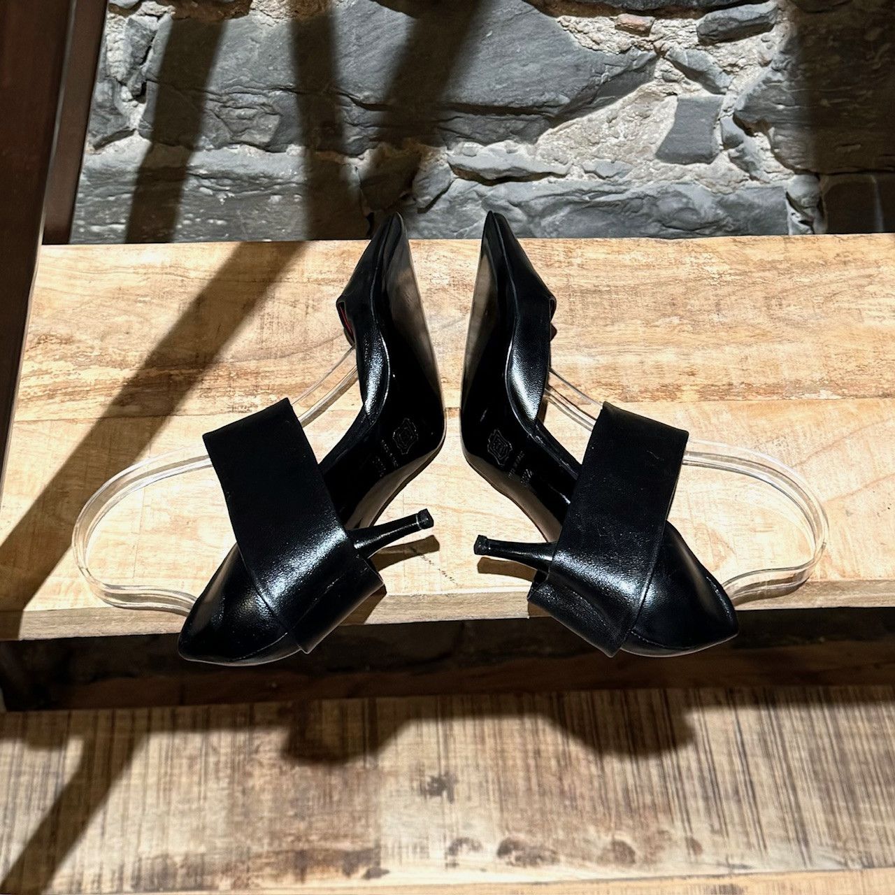 Pierre Hardy Pierre Hardy Black Leather Strap D'Orsay Pumps Size US 9.5 / IT 39.5 - 9 Thumbnail