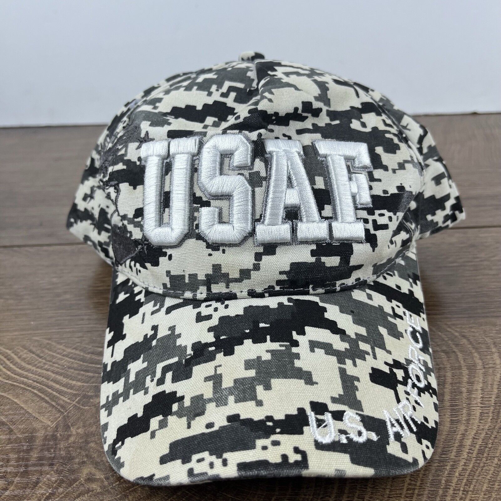 Other USAF Hat United States Air Force Adjustable Hat Camo Adjusta Size ONE SIZE - 5 Thumbnail
