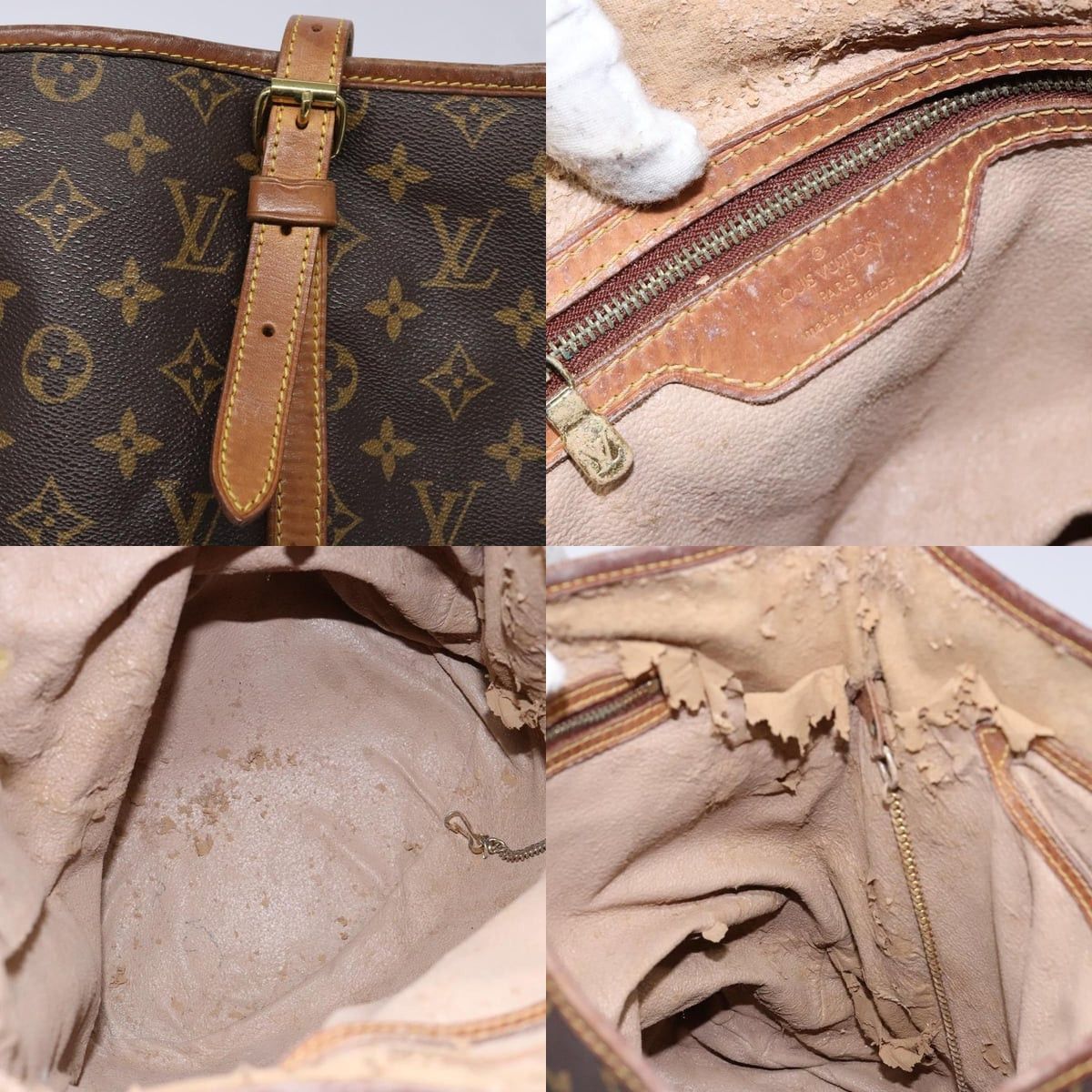 Louis Vuitton LOUIS VUITTON Monogram Bucket GM Shoulder Bag M42236 Size ONE SIZE - 11 Thumbnail