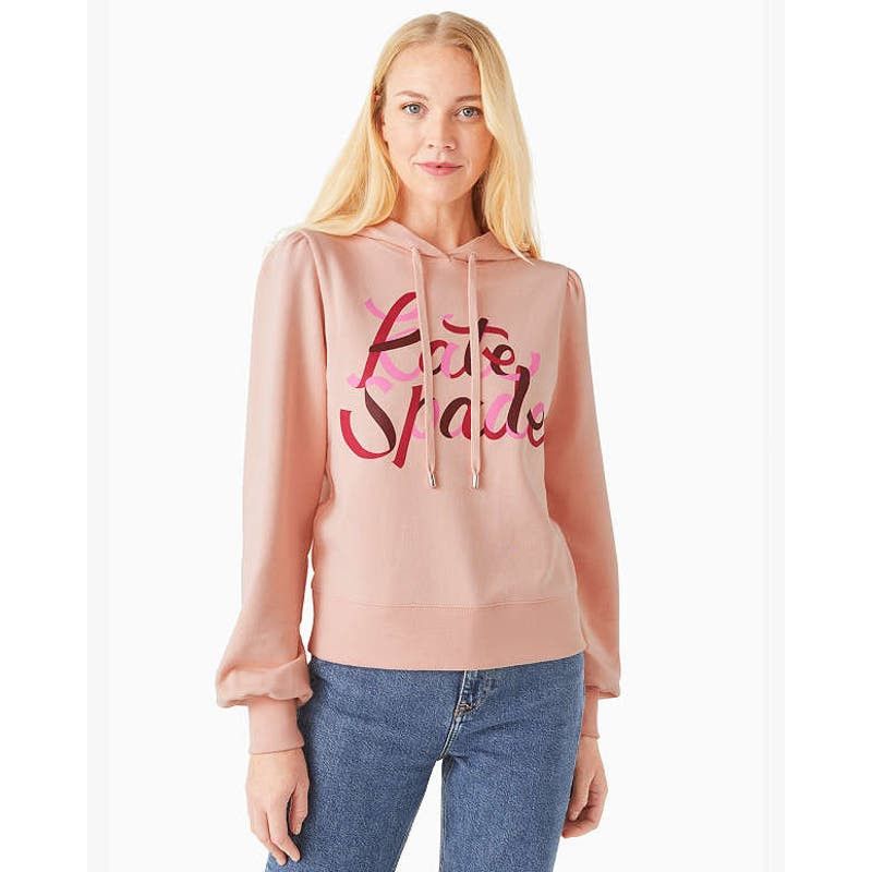 Kate Spade Womens Sweatshirt Size Small Rain Or Shine Short Sleeve