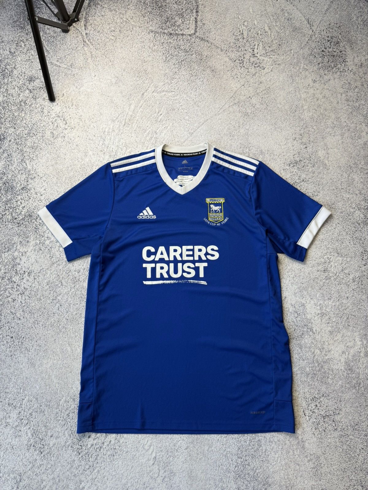 Adidas × Vintage Original IPSWICH TOWN 2020/21 Home Football Shirt Adidas Size US L / EU 52-54 / 3 - 4 Thumbnail