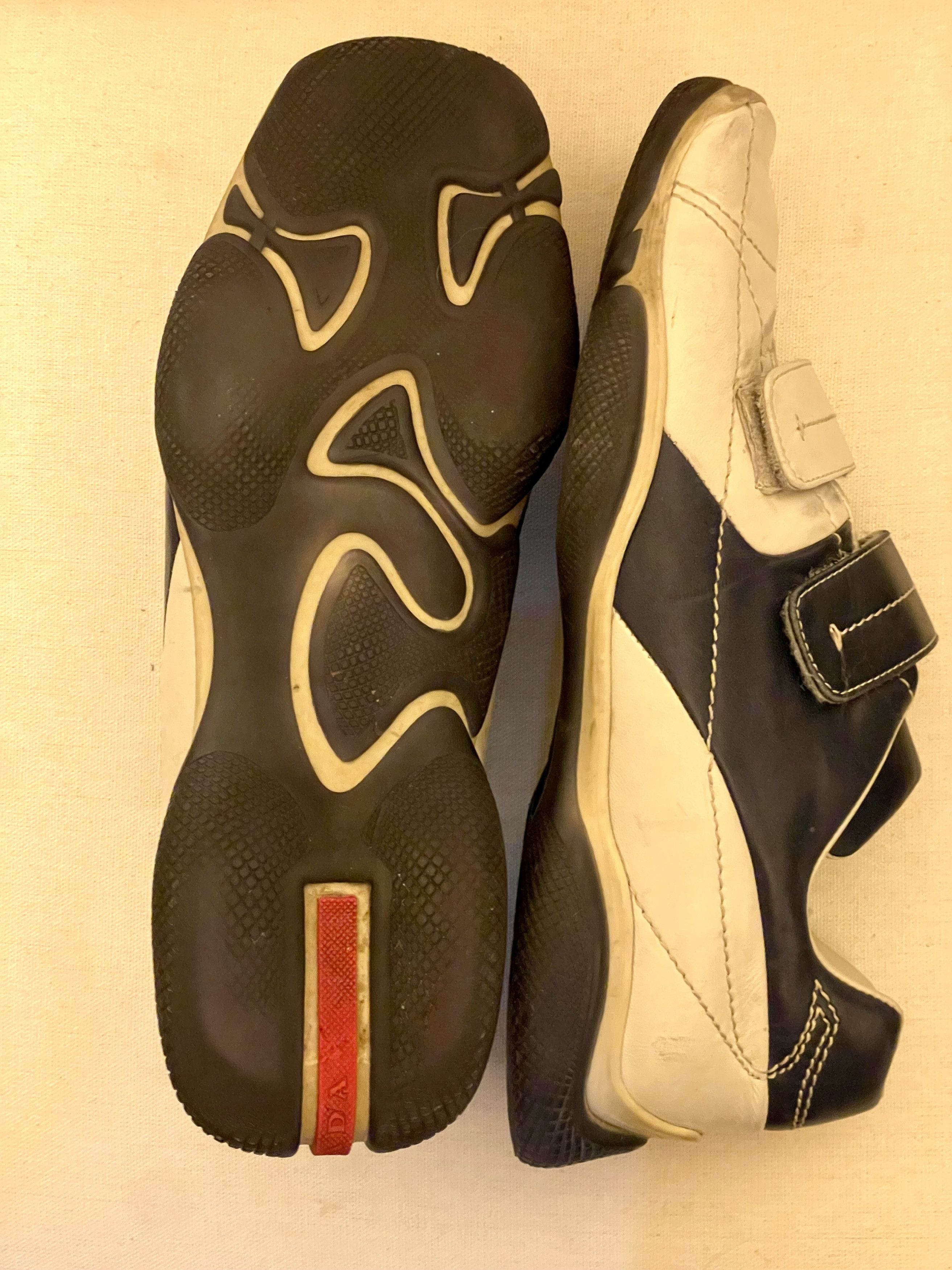 Prada Prada Vintage Velcro Leather Sneakers Size US 7 / EU 40 - 5 Thumbnail