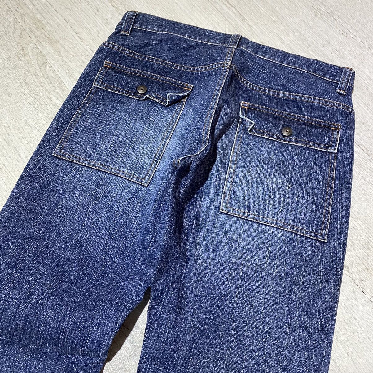 Japanese Brand × Vintage Green Label Relaxing Japan Made Bush Pants Size US 30 / EU 46 - 4 Thumbnail