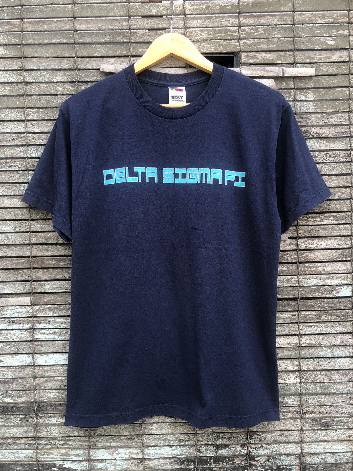 Vintage Vintage Y2K Delta Sigma P.I Backhit Tshirt Size US M / EU 48-50 / 2 - 1 Thumbnail