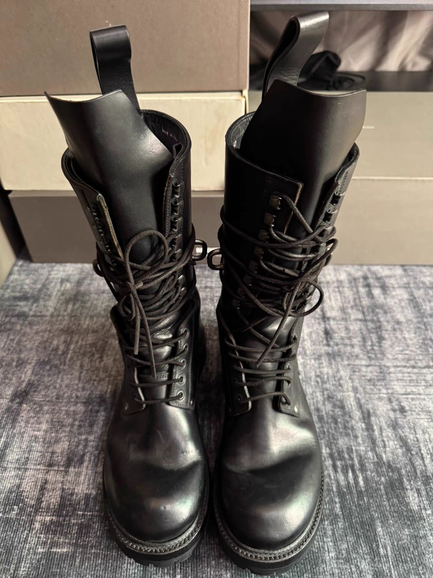 Rick Owens Rick Owens Main Line Heavy Duty High Top Boots Size US 7 / EU 40 - 4 Thumbnail