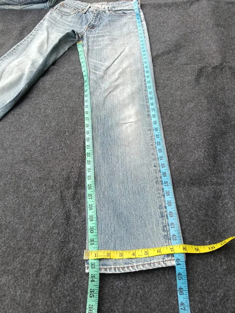 Levi's Vintage Clothing LEVI'S 502 Regular Tapered Light Wash Jeans - Great Fade. Size US 28 / EU 44 - 9 Thumbnail