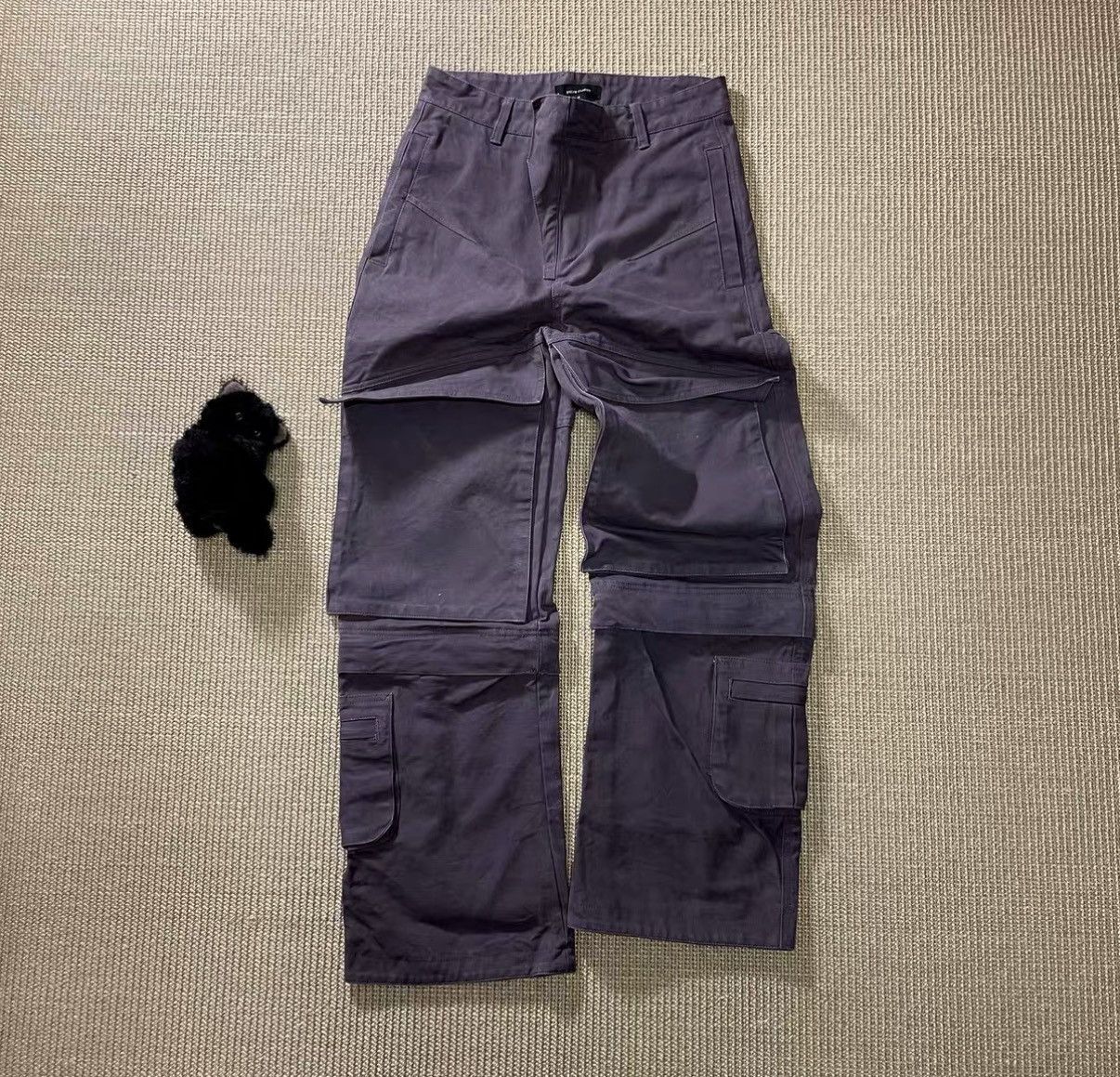 Entire Studios Entirestudios Washed Brown-Grey Cargo Pants J29 Size US 30 / EU 46 - 1 Thumbnail