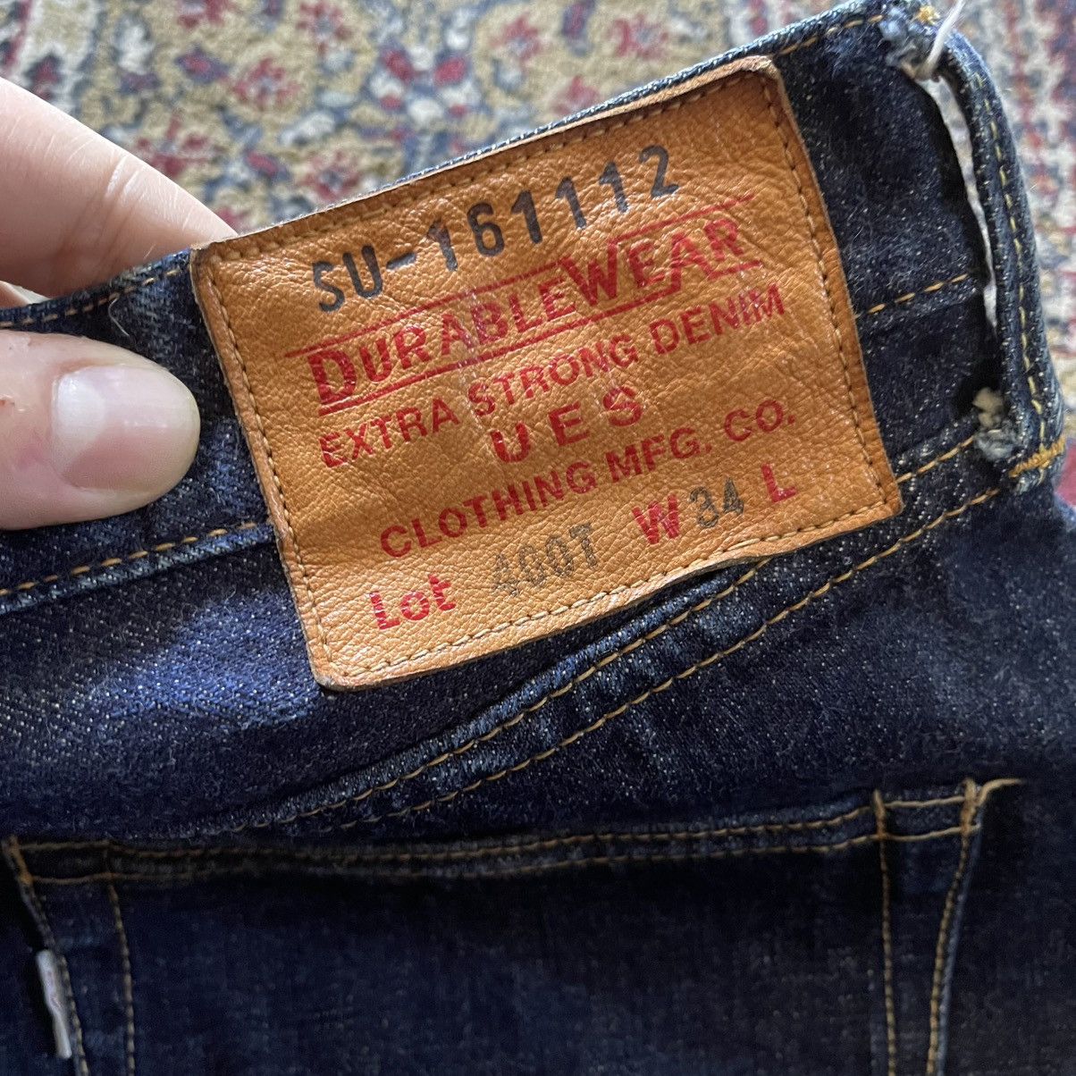 UES Clothing UES Clothing Japan 400T 14.9oz Denim Jean size 34 Size US 32 / EU 48 - 13 Thumbnail