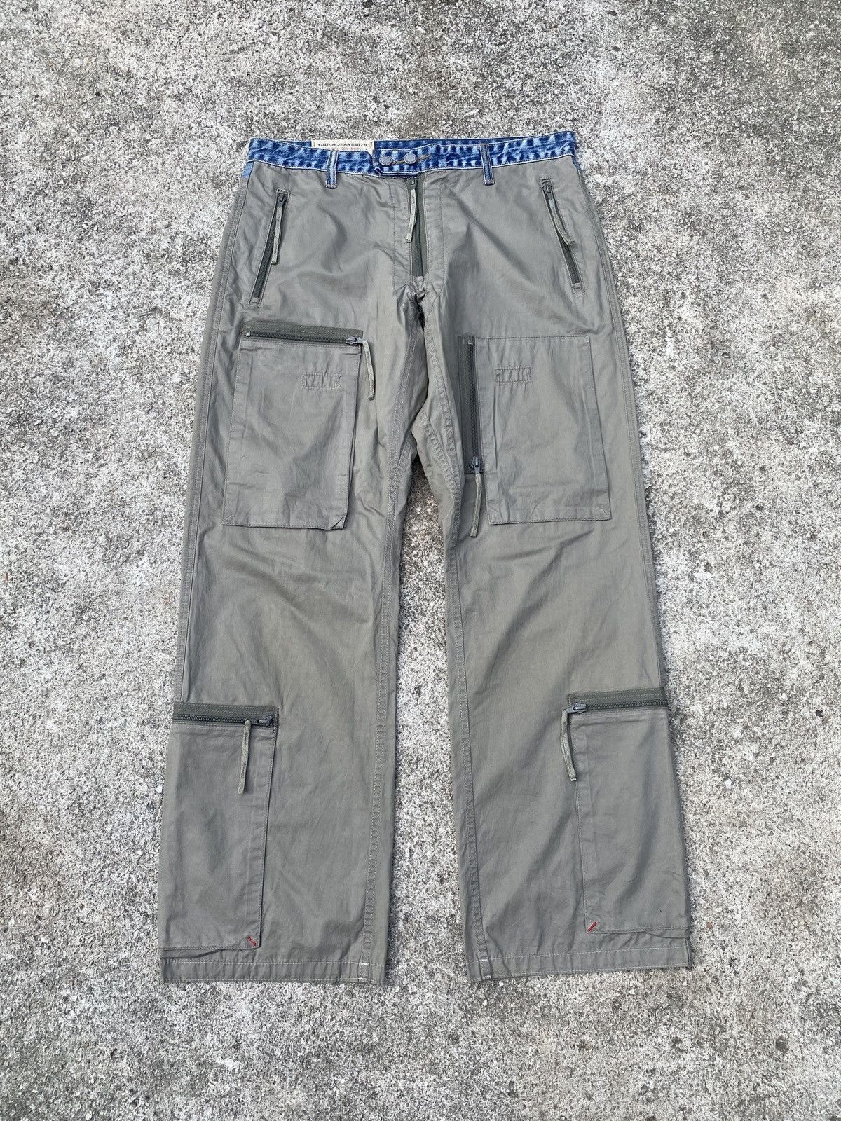 Japanese Brand Tough Jeansmith Multipocket Tactical Hybrid Design Pant Size US 33 - 1 Thumbnail