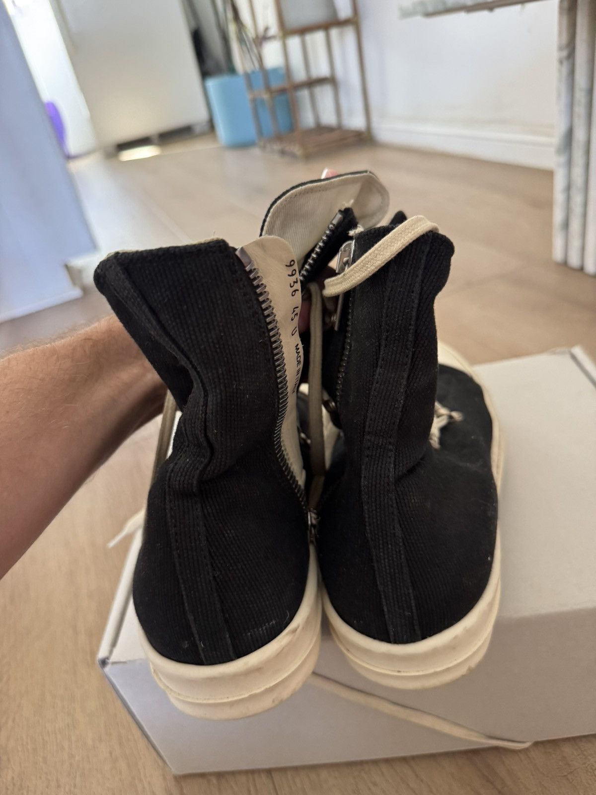 Rick Owens Hexagram ramones Size US 12 / EU 45 - 7 Thumbnail