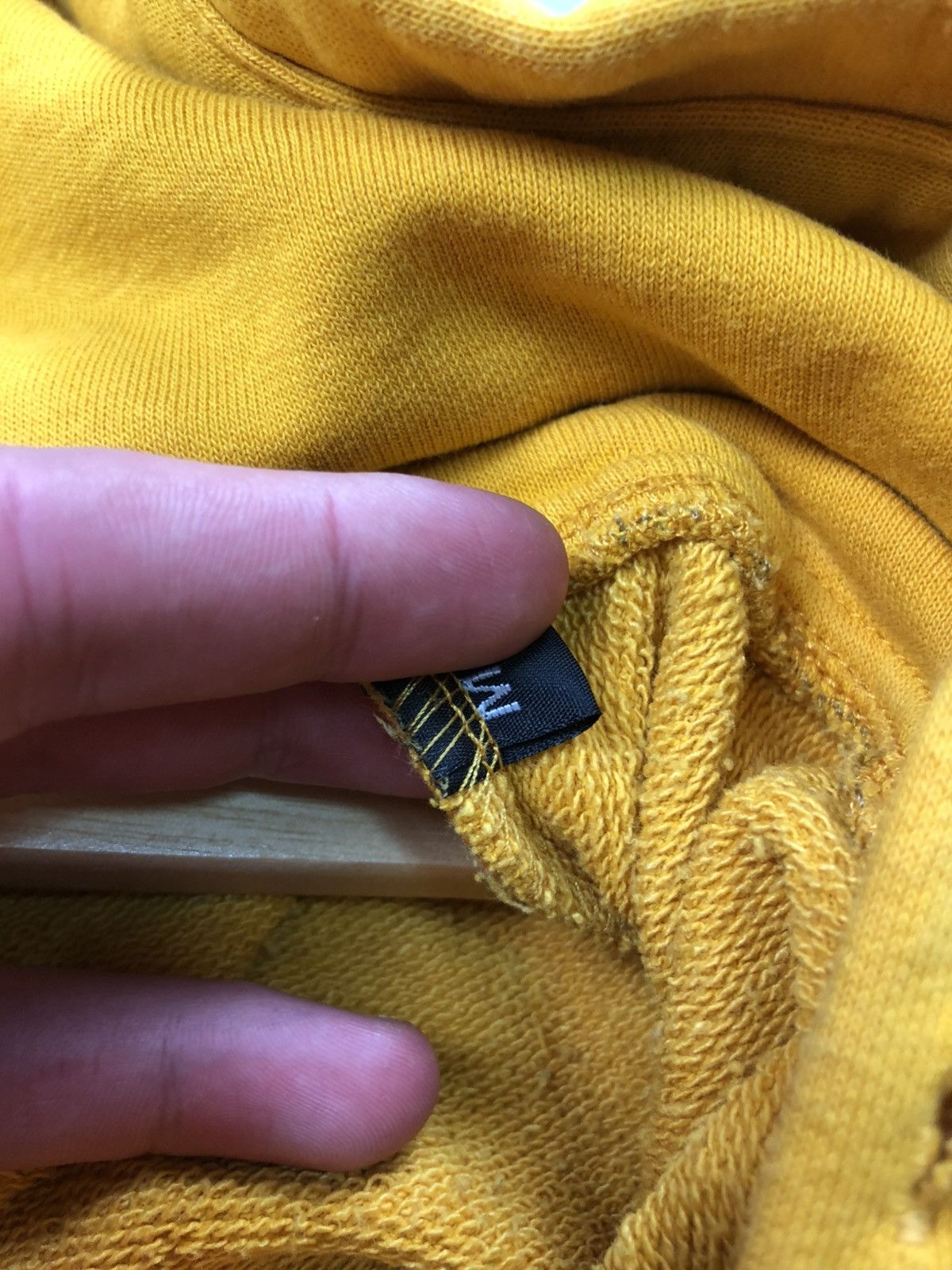 Alexander Wang ALEXANDER WANG Hype Centre 3D Logo Streetwear Hoodie Yellow Size M / US 6-8 / IT 42-44 - 7 Thumbnail