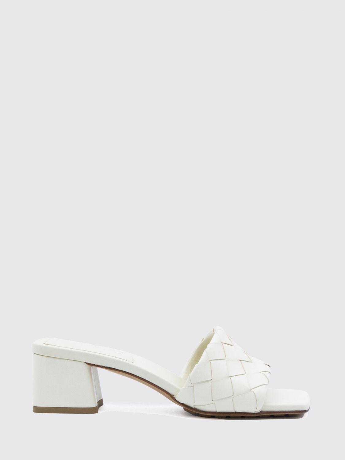 Bottega Veneta Bottega Veneta Heeled Sandal Woman White Size US 8 / IT 38 - 1 Thumbnail