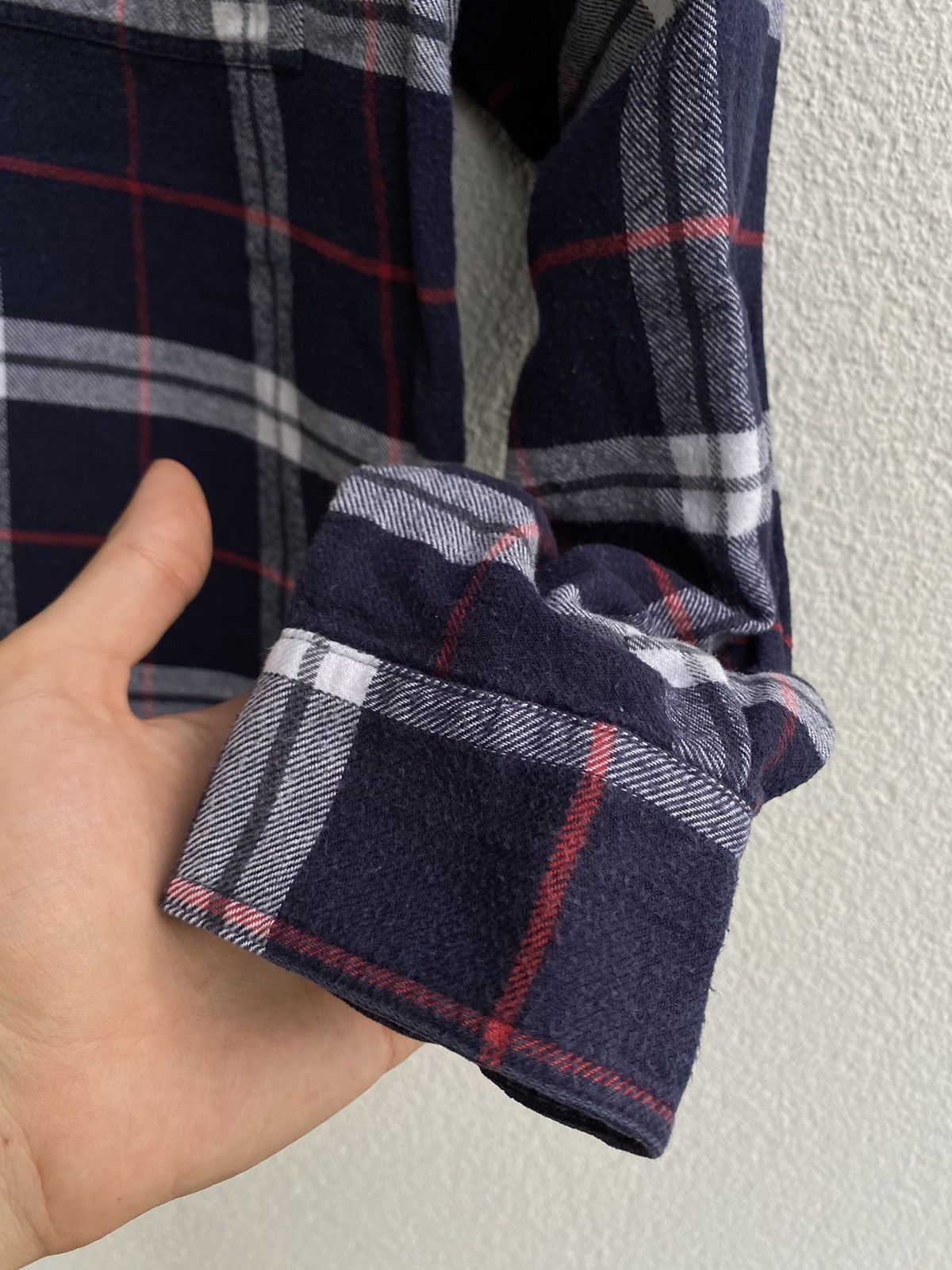 Yves Saint Laurent Flannel YSL Shirt Cotton Heavy Size US M / EU 48-50 / 2 - 13 Thumbnail