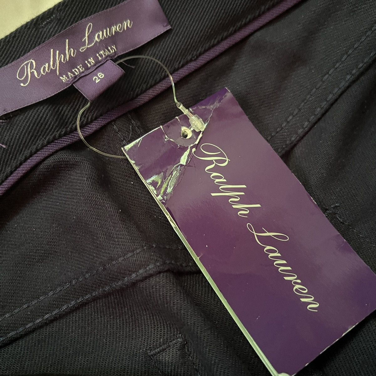 Ralph Lauren RALPH LAUREN Purple Label 750 Mid-Rise Straight Ankle Jeans Size 26" / US 2 / IT 38 - 12 Thumbnail