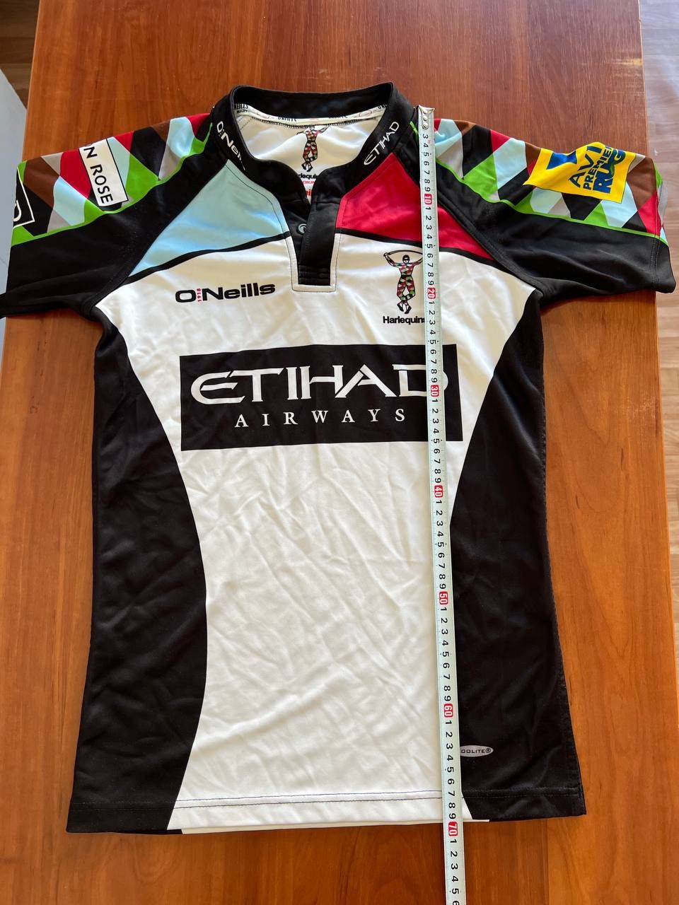 O'Neills 2012/13 HARLEQUINS PLAYER ISSUED AWAY RUGBY SHIRT JERSEY SzM Size US M / EU 48-50 / 2 - 19 Thumbnail