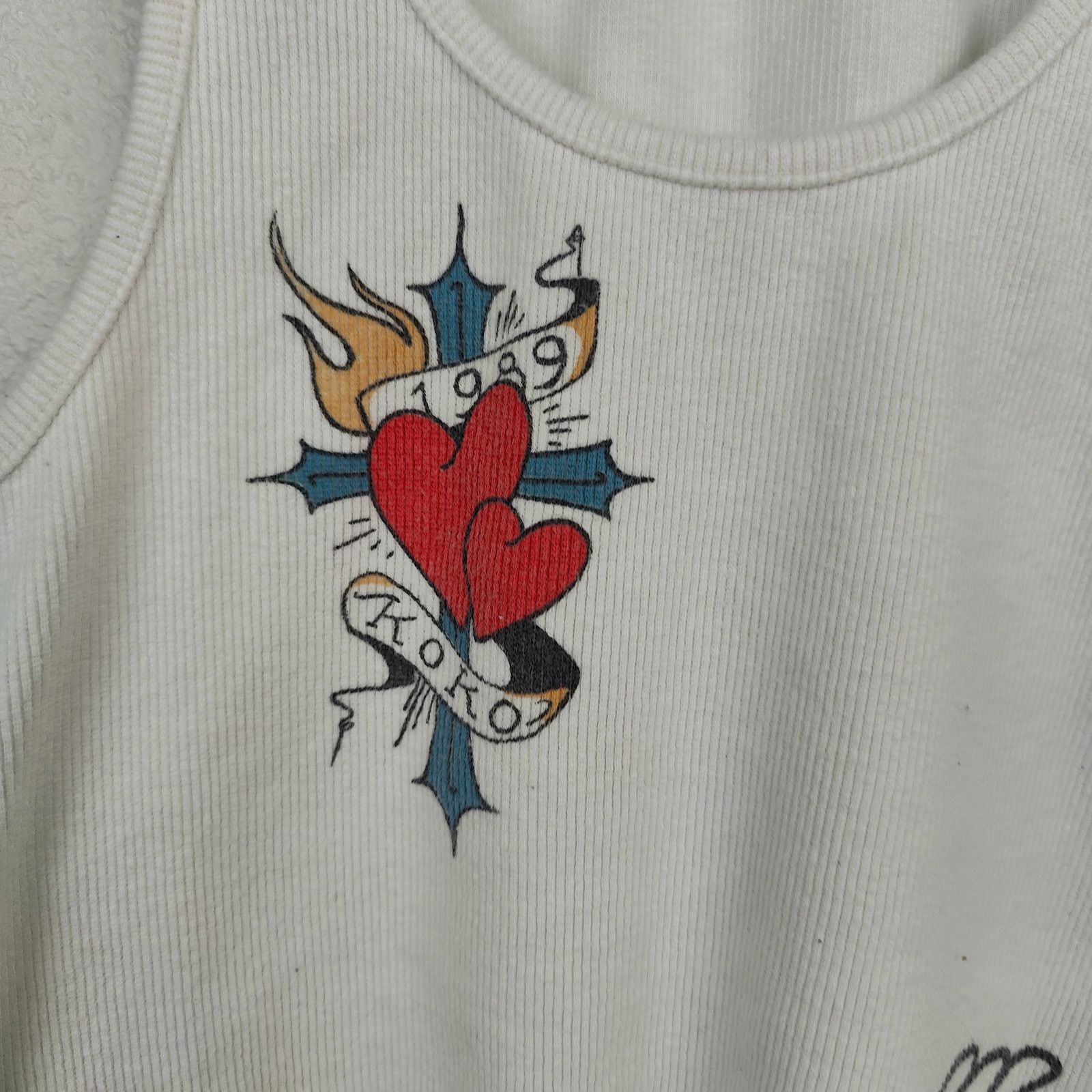 Other iamkoko.la Melrose Tank Top Womens Medium White Cropped Size M / US 6-8 / IT 42-44 - 2 Thumbnail