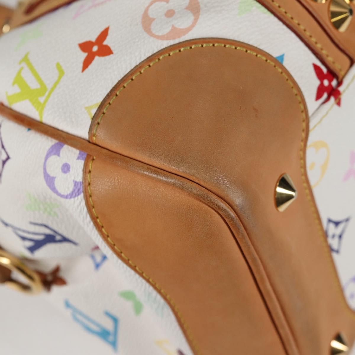 Louis Vuitton LOUIS VUITTON Monogram Multicolor Courtney MM Bag White Size ONE SIZE - 16 Thumbnail